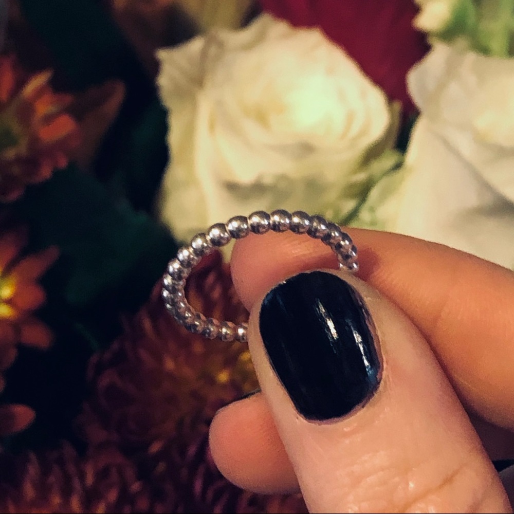 Pandora stackable ring “eternal clouds”
